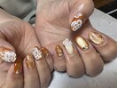 フラワー3Dネイル