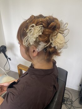 ジーニー(GeeNY)/成人式前撮りヘアセット