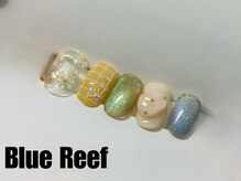 ネイルアンドまつげエクステ ブルーリーフ 四谷三丁目店(Blue Reef)/お花のニュアンスネイル