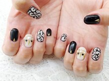 ネイリシャス(NAILICIOUS)/シックなモノトーン♪