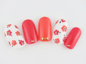 まつげアンドネイル ディアマンローズ(DIAMANT ROSE)/マリメッコネイル 90分 6930円