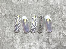 リエンダ ネイル(Leende nail)/ゼブラネイル