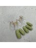 【ストーンアートプレゼント】ワンカラーorラメグラアート2本¥5,500→¥5,000