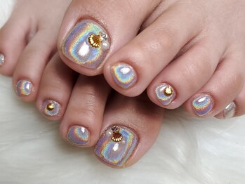 フットネイルユニコーンネイル
