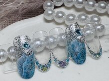 ネイル ユナ(nail YUNA)/ガラスフレンチ