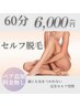 【60分使い放題◎最新セルフ脱毛】全身OK!ペア料金追加無し♪