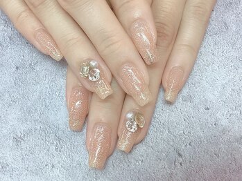 ジャスミンネイル(Jasmine Nail)/ジェル☆シンプルビジューコース