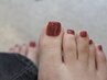 【foot】サンダルから覗く足元を彩る|艶感フットワンカラー　¥8800→