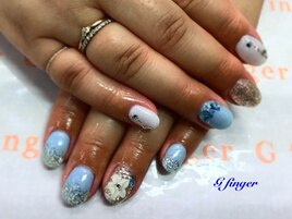 アシンメトリーネイル