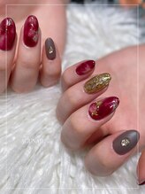 アグ ネイル(AGU NAIL)/RED×nuance