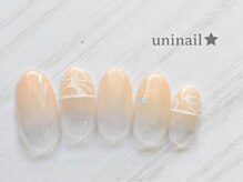 ユニネイル(uninail)/レースフレンチ