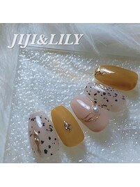 ダルメシアンネイル