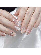 シマー(Shimmer)/チェックネイル