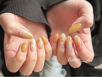 リマネイル(lima nail)の写真/≪季節感あるトレンドデザインが豊富≫色変えもOK！丁寧な施術でモチの良さと仕上がりの美しさが違います☆