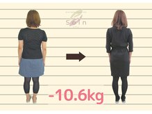 ソワン/30代女性/3ヶ月 －10.6kg
