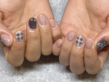 ボーホーネイルズコレクション(BOHO NAILS COLLECTION)/HAND:ワンカラー+アート追加