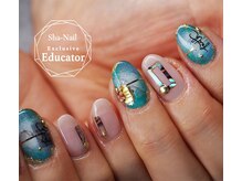 ネイルサロン オートクチュール 北浜店(Nail Salon Haute Couture)/AQUAマーブルネイル★
