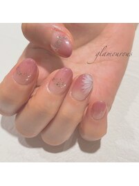 フラワーアートネイル