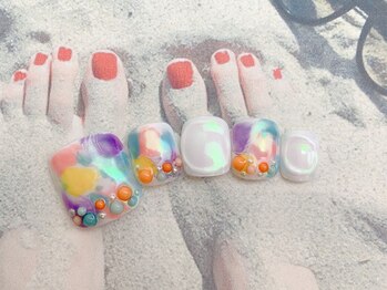 ネイルサロン&スクール ジーナ(GINA)/カラフル×ビタミン