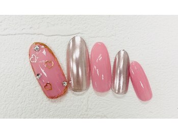 トータルビューティーサロン ドールズ(total beauty salon Dolls)/バレンタインネイル×ミラー