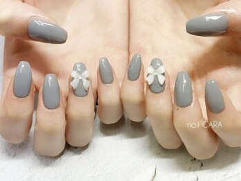 ネイル カラ(nail CARA)の写真/シンプルでも目を惹く,お洒落な指先であなたの理想を演出♪250種類以上のカラーをご用意で周りと被らない◎