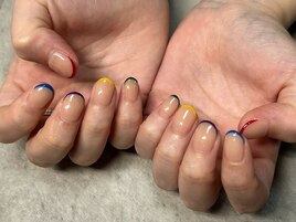 カラフル極細フレンチ