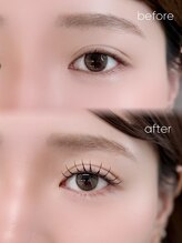 She's lash 渋谷店【パリジェンヌ/まつげパーマ/マツエク/眉毛/アイブロウ/パリエク】/パリエク100本束感まつげ