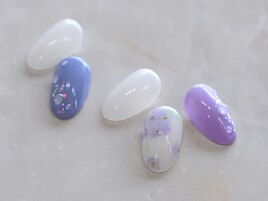 梅雨☆あじさい水滴☆ワンカラー