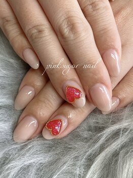 ピンクシュガーネイル(pink sugar nail)/定額デザイン♪