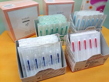 マッチ鍼灸整骨院/全て使い捨ての鍼を使用