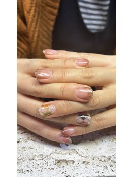 ブルーローズ(Blue rose)/アーガイルネイル