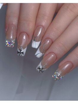 ホランイネイル(HORANGI NAIL)/2月デザイン定額B+長さ出し