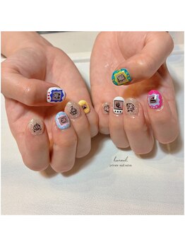 ハヌル(haneul.)/たまごっちネイル/平成女児