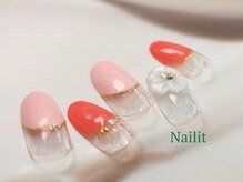 ネイリット 銀座(Nailit)/３D フラワー ¥10000【¥11000】