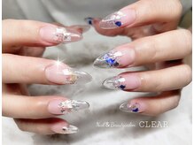 ネイルアンドビューティーサロン クリア(CLEAR)/クリアクラッシュシェルネイル