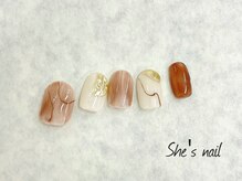 シーズネイル(She's nail)/新規お客様 オフ込み　6500円