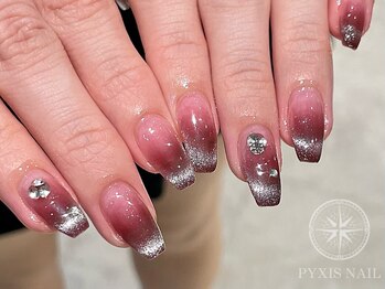 ピクシスネイル(pyxis nail)/マグネットフレンチネイル