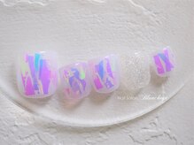 ネイルサロン ブランシュール(Nail Salon Blancheur)/フット　オーロラフィルム