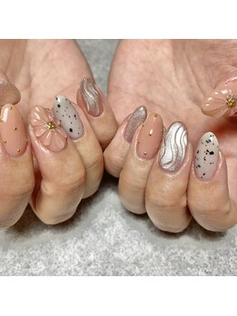 ペル(Per)/お花ネイル