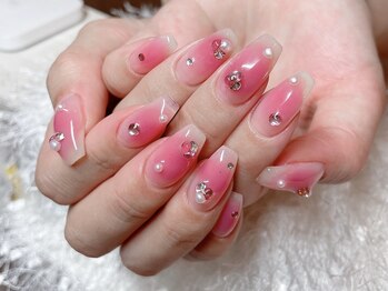 レアネイル 新宿(le'a nail)/チークネイル
