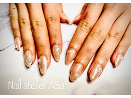 オーロラキラキラ雫ネイル☆