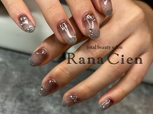 ヘアーアンドエステティック ラナシエン(hair&esthetic Rana Cien)/グラデーションデザインネイル