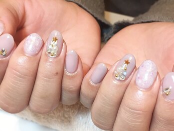 ネイルズ ララ(nails Lala)/クリスマスネイル。