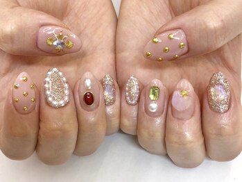 ミナミネイル(MINAMI NAIL)/ガーリーエスニック☆