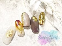 セッテネイル(Sette Nail)/キラキラニュアンスネイル