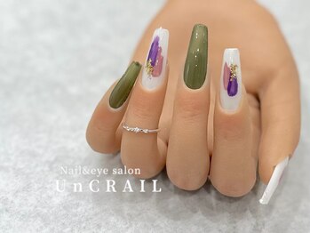 アン クレール(Un CRAIL)/塗りかけネイル¥7980