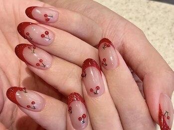 クイーンズネイルサロン(Queen's nail salon)/フレンチとさくらんぼ