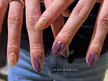 マリーネイルズ 表参道店(MARIE NAILS)/¥9,000 オーロラ 0220a