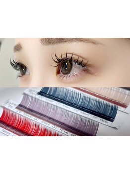 エクステの種類が豊富