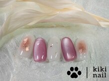 キキネイル 溝の口(kikinail)/3.4月定額A／桜ネイル